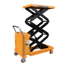 Powered Single Trolley Scissor Lift Table Hydraulic Scissor Hand Lift Platform